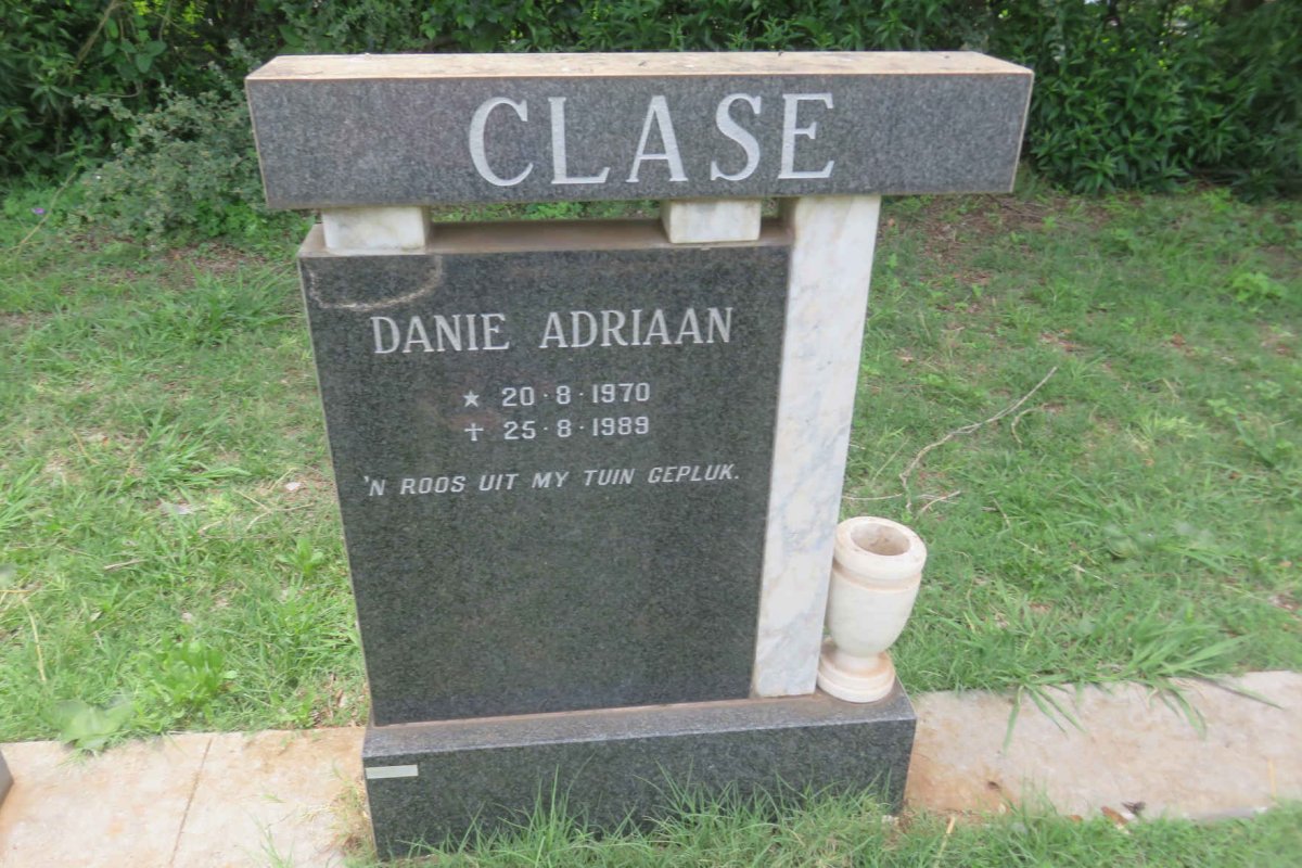 CLASE Danie Adriaan 1970-1989