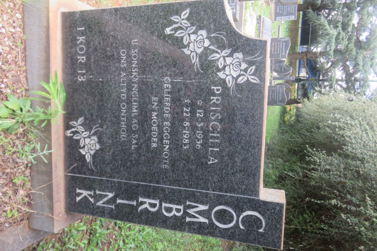 COMBRINK Priscilla 1936-1983