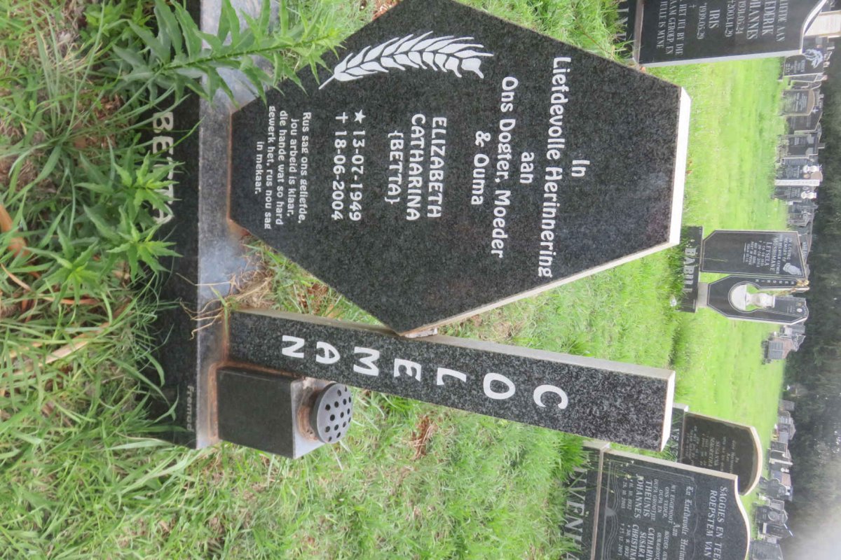 COLEMAN Elizabeth Catharina 1949-2004