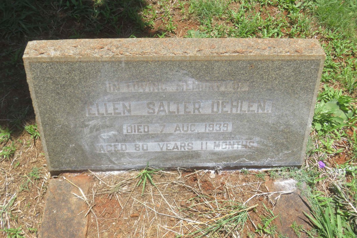 DEHLEN Ellen Salter -1939