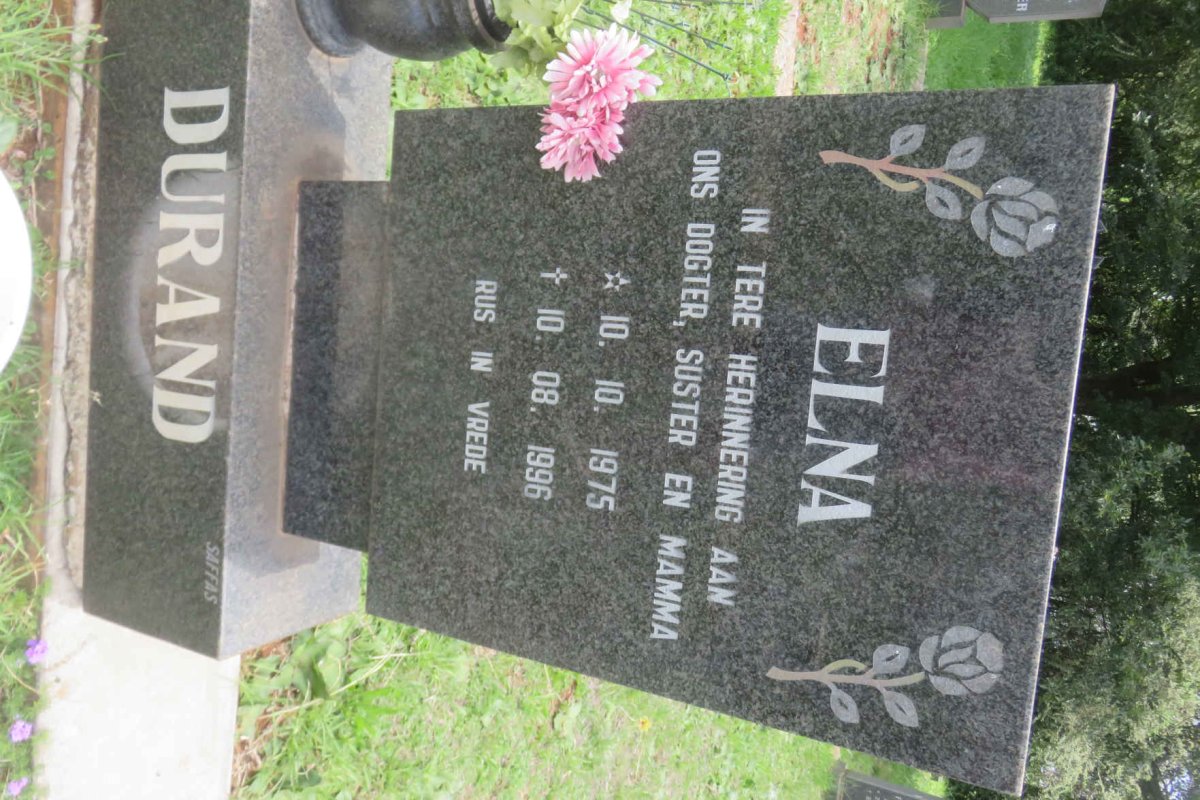 DURAND Elna 1975-1996