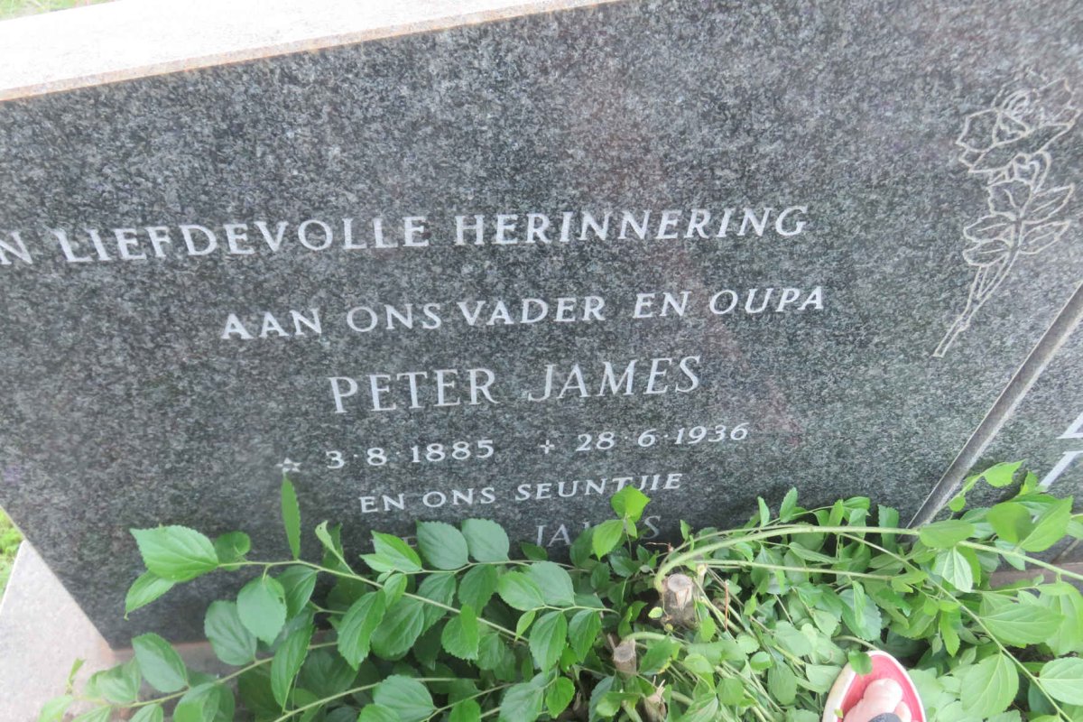 ENSLIN Peter James 1885-1936 & Margaretha Jacoba 1895-1977 :: ENSLIN Peter James 1969-1971 