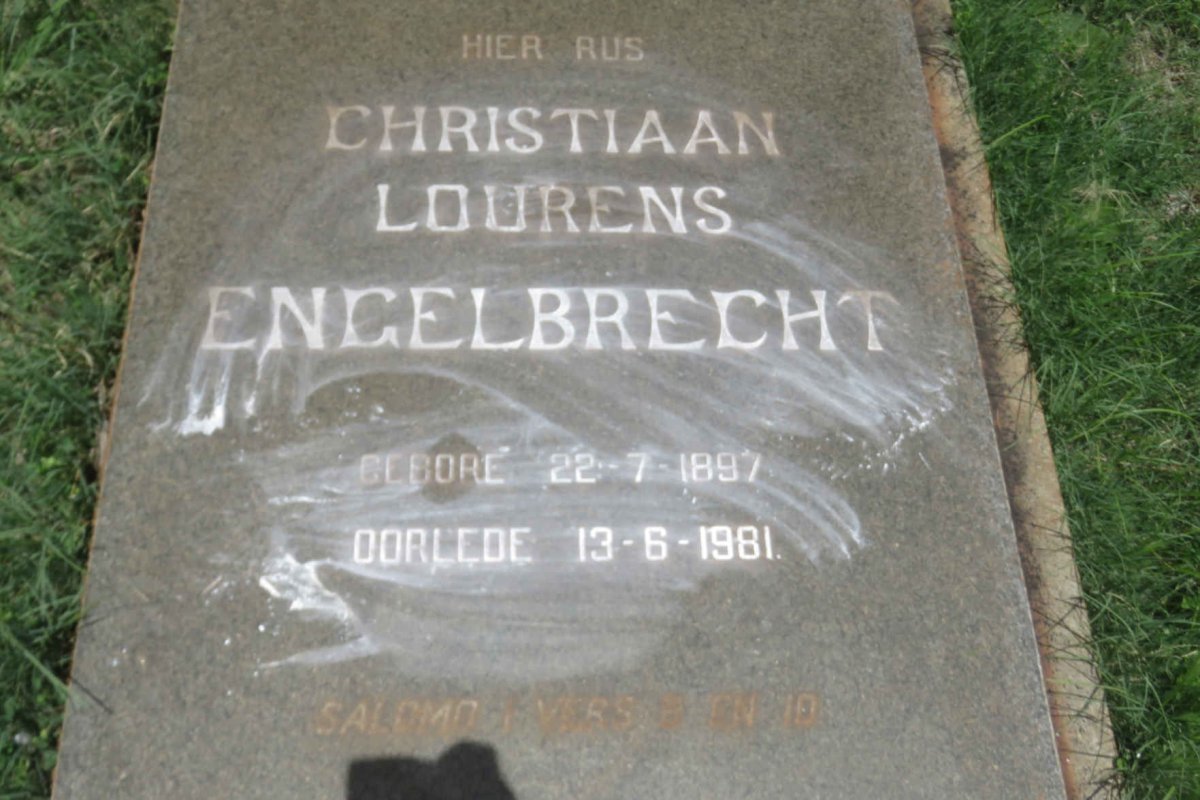 ENGELBRECHT Christiaan Lourens 1897-1981