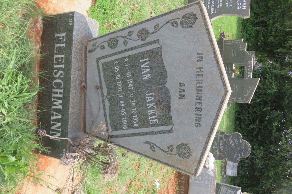 FLEISCHMANN Ivan 1942-1992 &amp; Jakkie 1950-2006