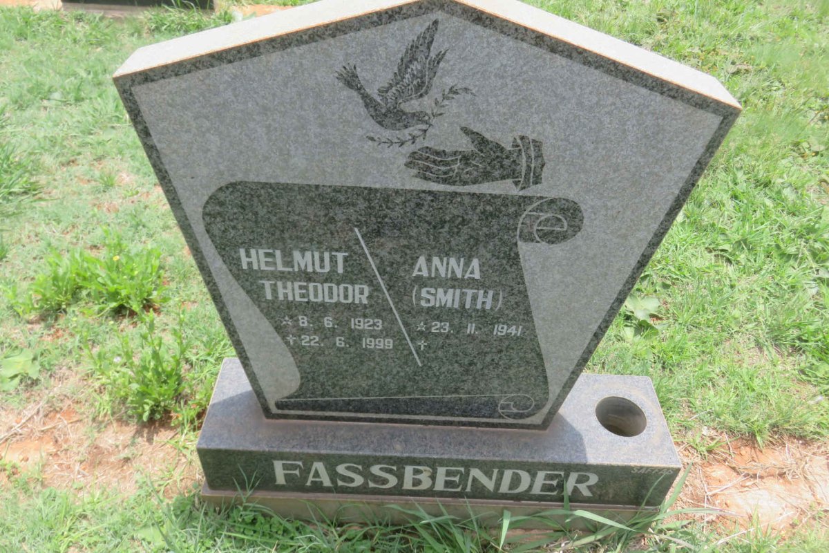 FASSBENDER Helmut Theodor 1923-1999 &amp; Anna SMITH 1941-