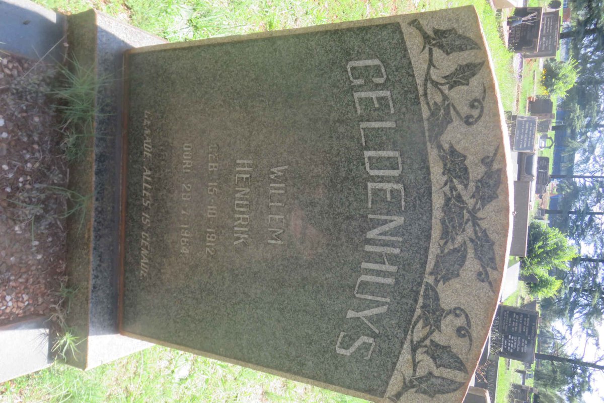 GELDENHUYS Willem Hendrik 1912-1964