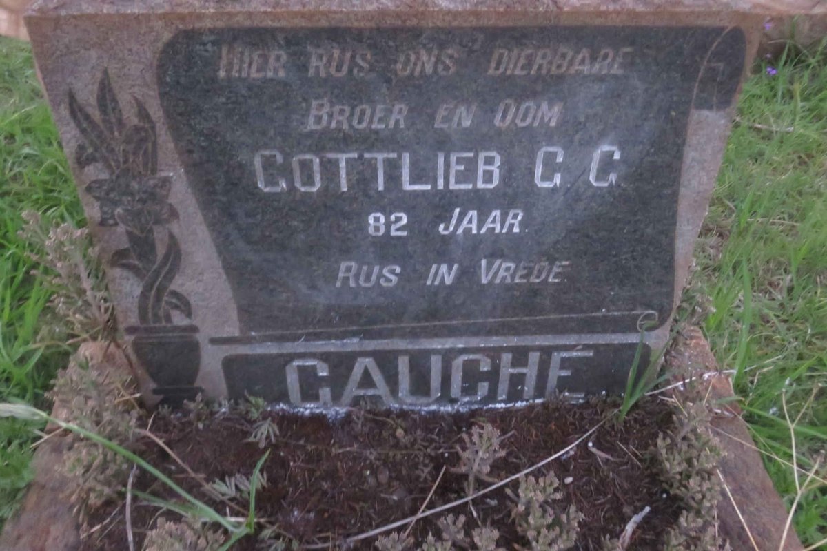 GAUCHE Gottlieb G.G. 