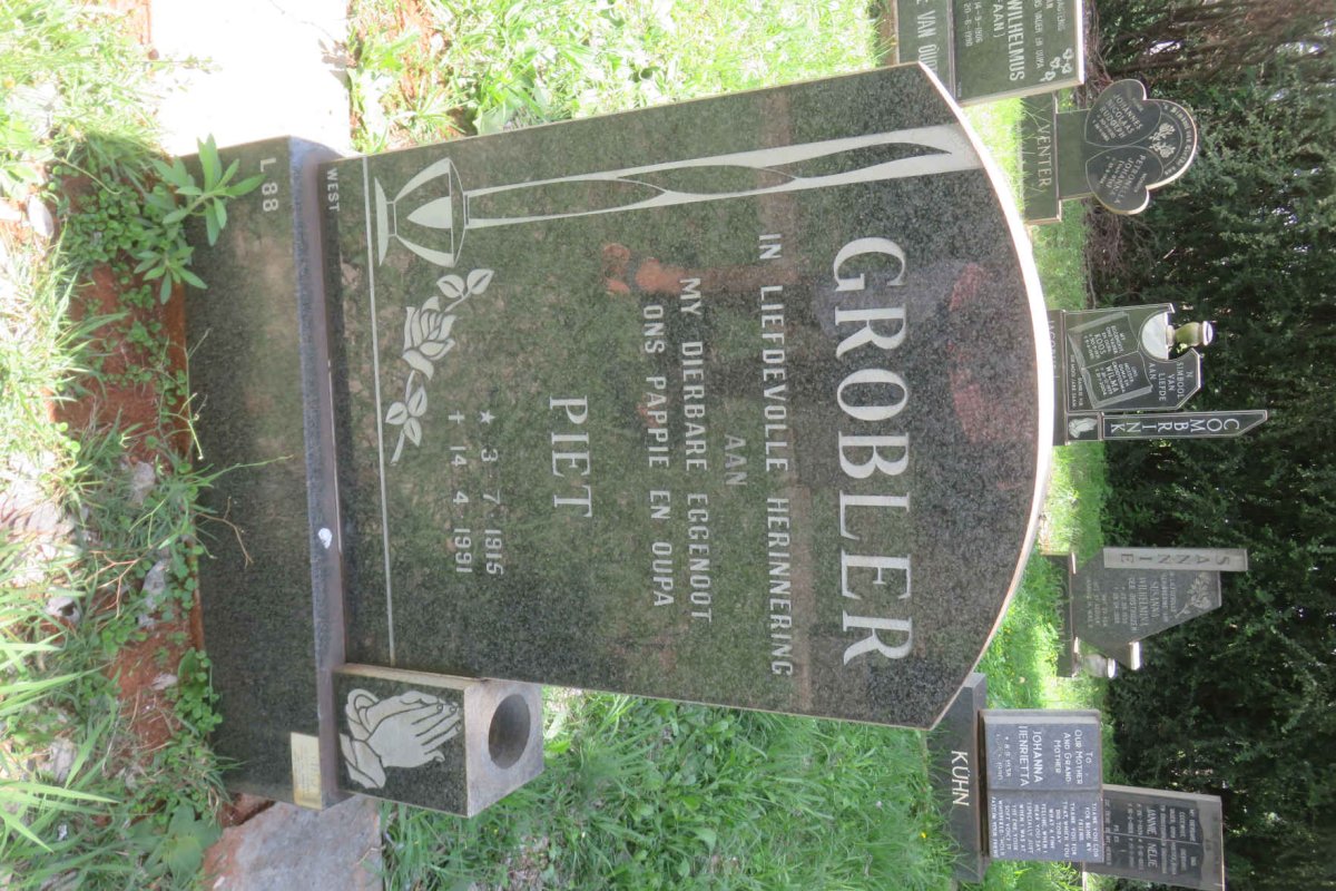 GROBLER Piet 1915-1991
