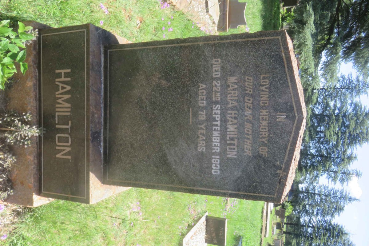 HAMILTON Maria -1930