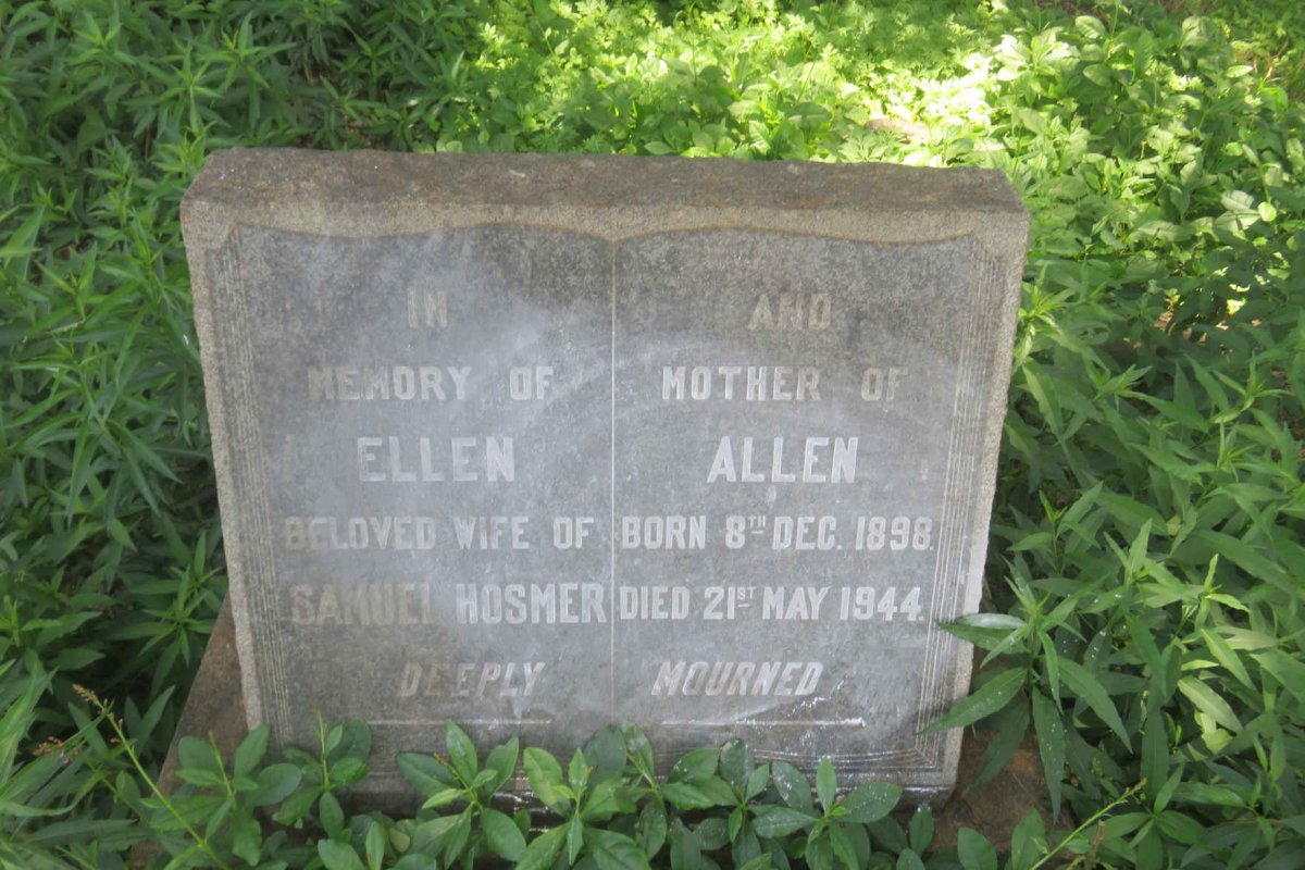HOSMER Ellen 1898-1944