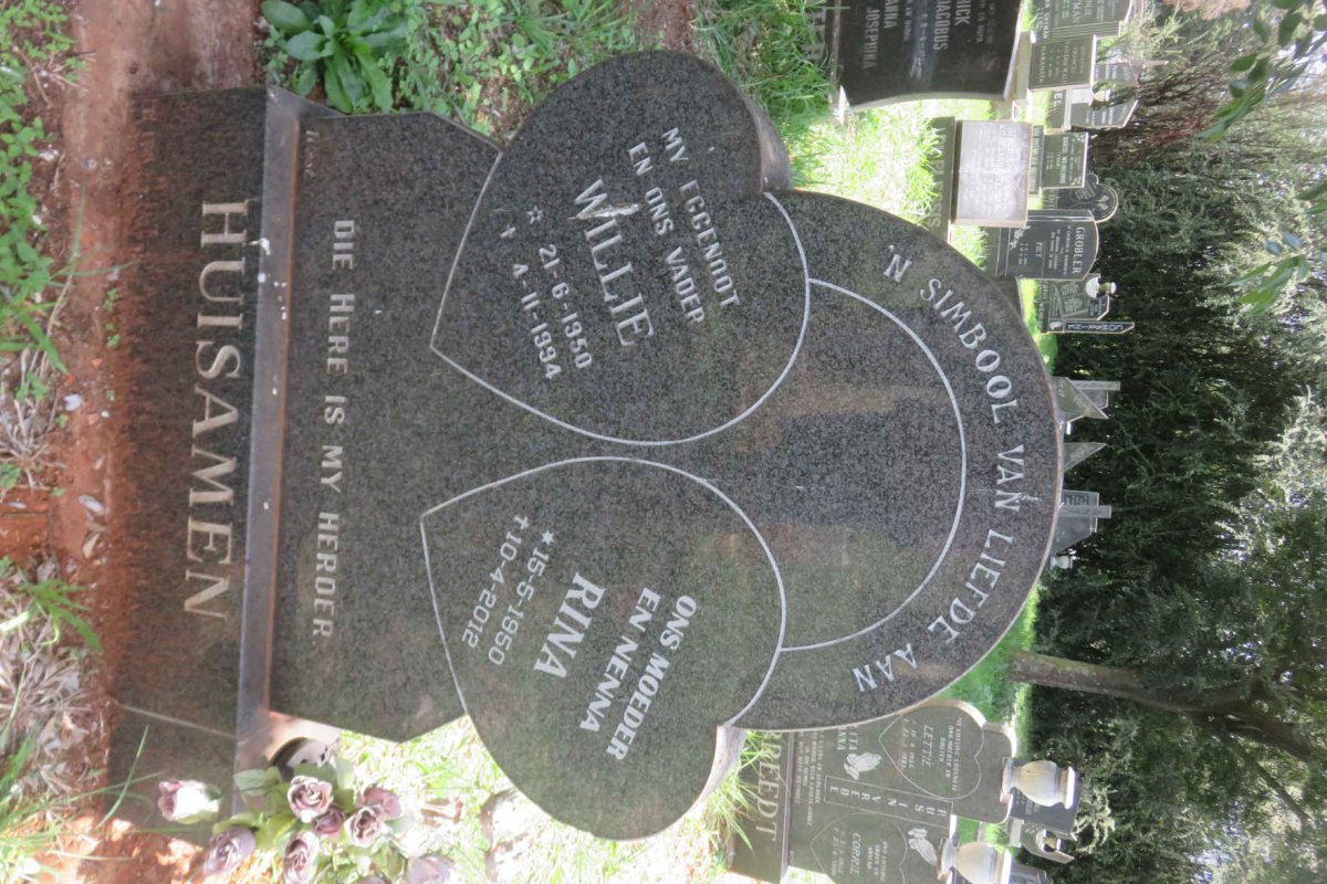 HUISAMEN Willie 1950-1994 &amp; Rina 1950-2012