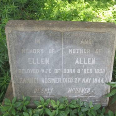 HOSMER Ellen 1898-1944