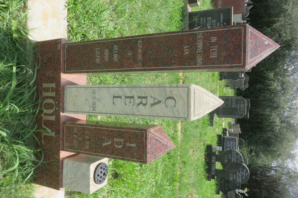 HOLL Carel 1934- &amp; Ida 1934-1997