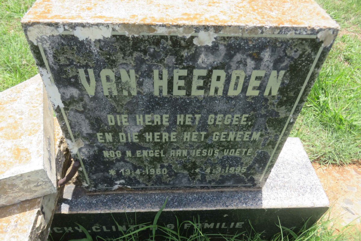 HEERDEN, van 1960-1995