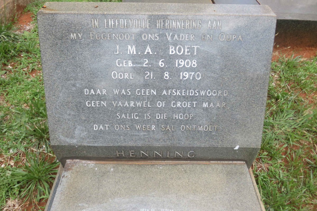 HENNING J.M.A. 1908-1970