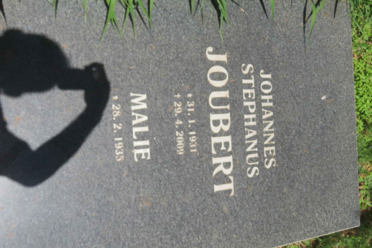 JOUBERT Johannes Stephanus 1931-2009 &amp; Malie 1935-