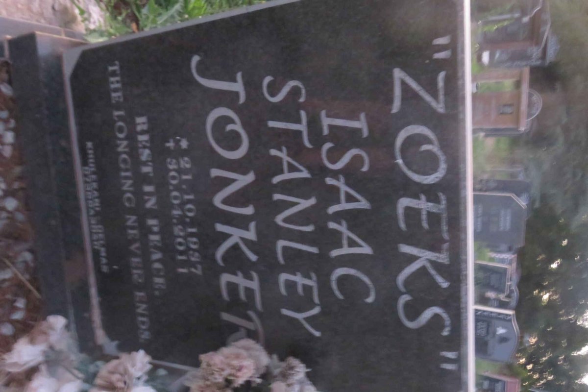 JONKER Isaac Stanley 19?7-2011