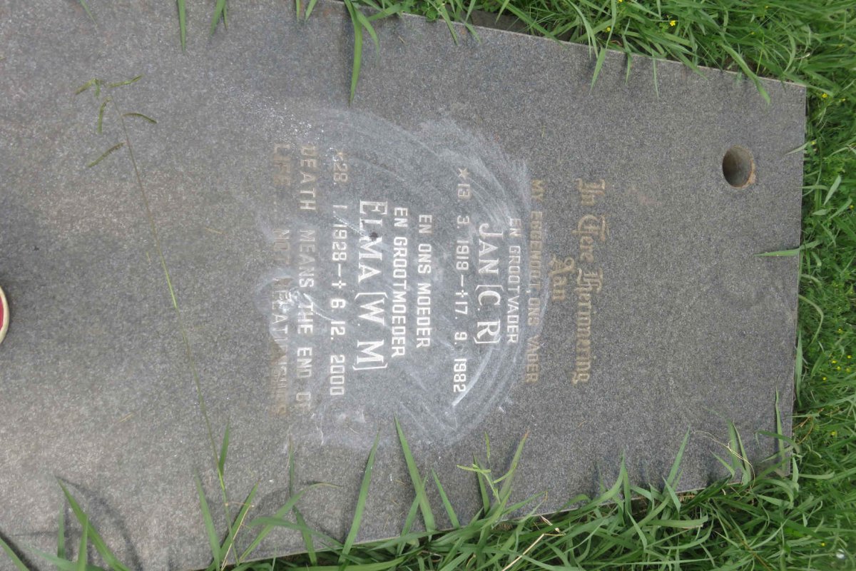JANEKE C.R. 1919-1982 &amp; W.M. 1928-2000
