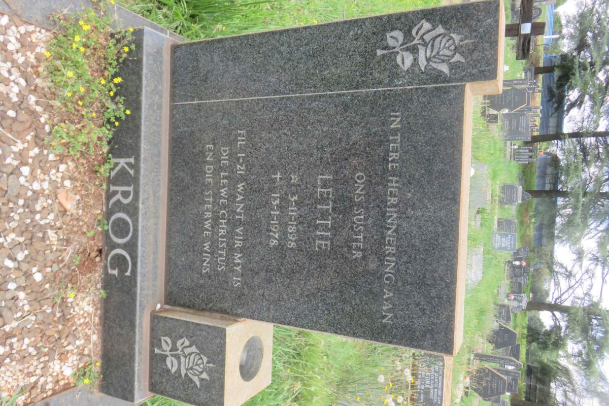 KROG Lettie 1898-1978