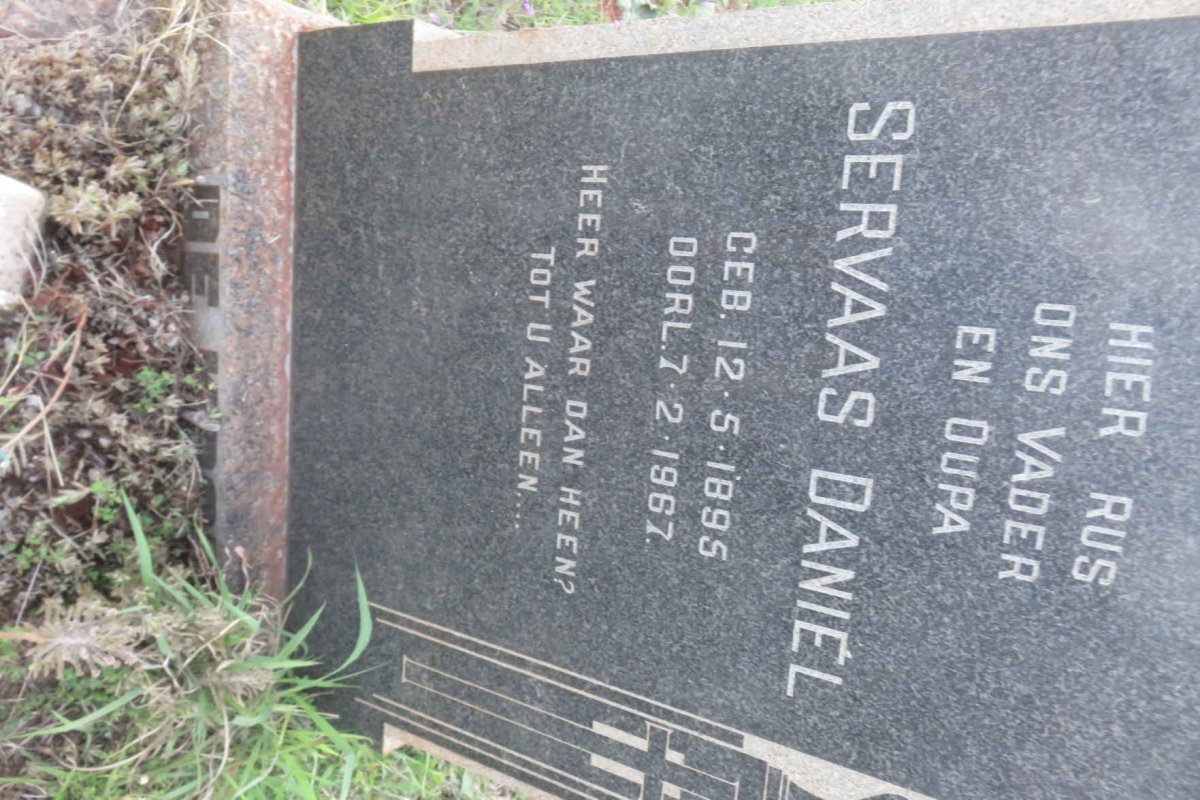 KOCK Servaas Daniel, de 1895-1967 &amp; Heila Magdalena DE LANGE 1891-1956