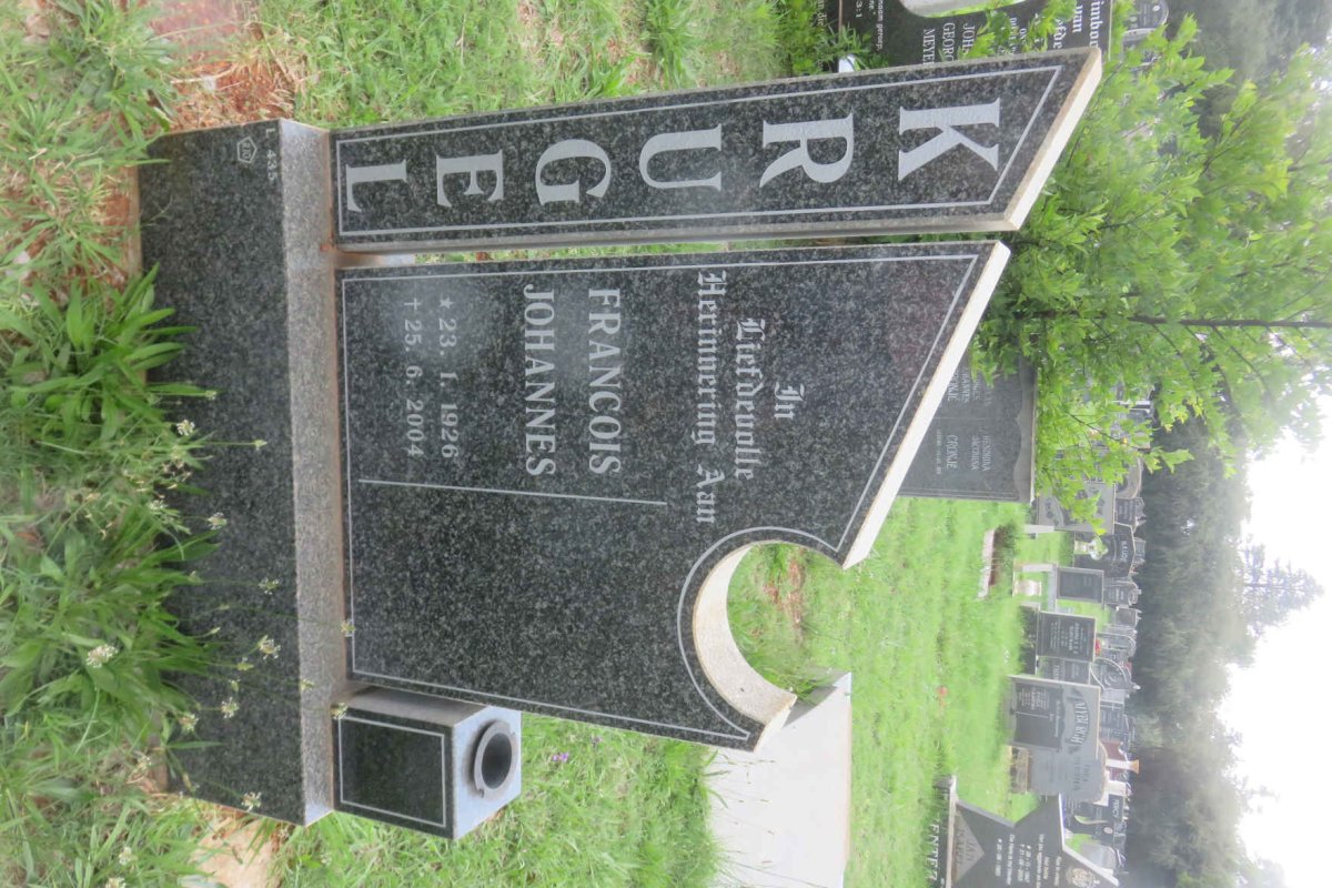 KRUGEL Francois Johannes 1926-2004