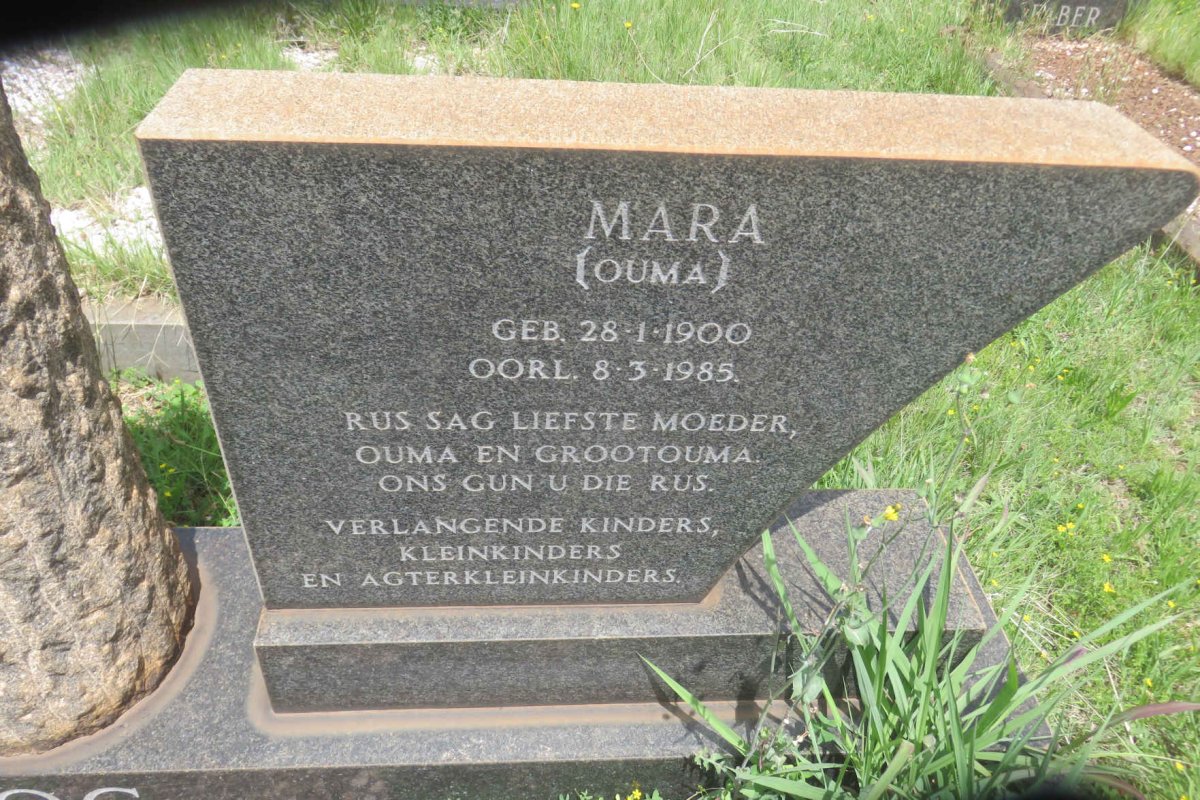 KROG Mara 1900-1985