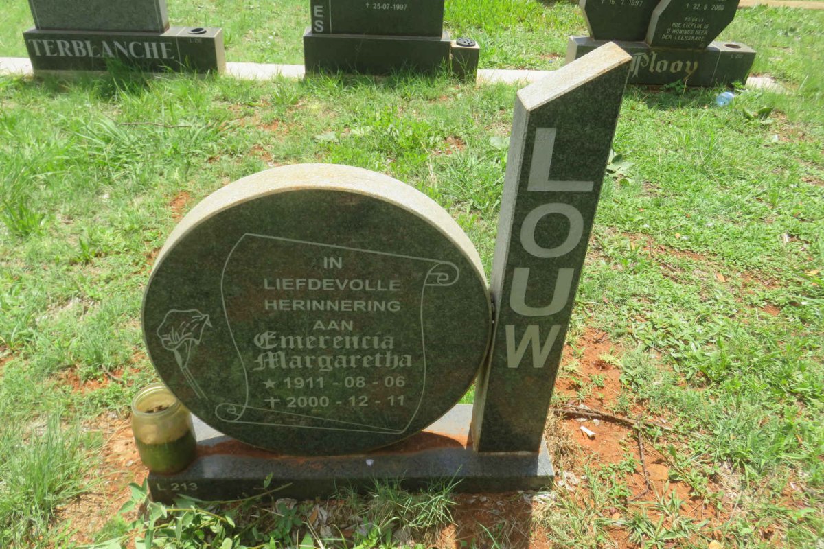 LOUW Emerencia Margaretha 1911-2000