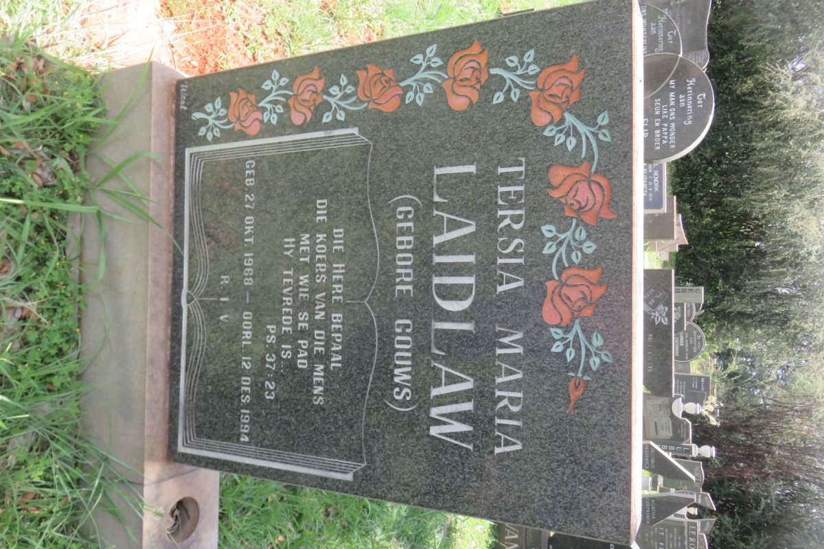 LAIDLAW Tersia Maria nee GOUWS 1968-1994