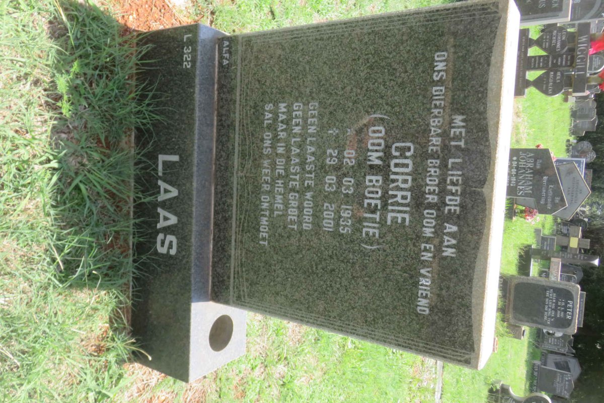 LAAS Corrie 1935-2001