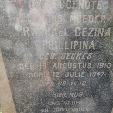 LACANTE Willem Matheus Johannes 1905-1985 &amp; Rachael Gezina Phillipina BEUKES 1910-1947