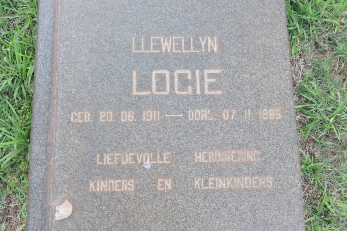 LOGIE Llewellyn 1911-1985