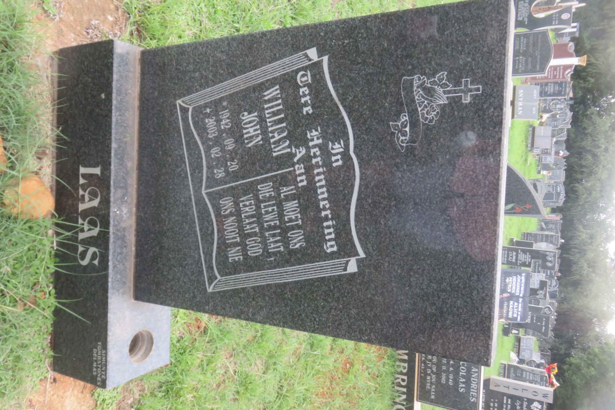 LAAS William John 1942-2003