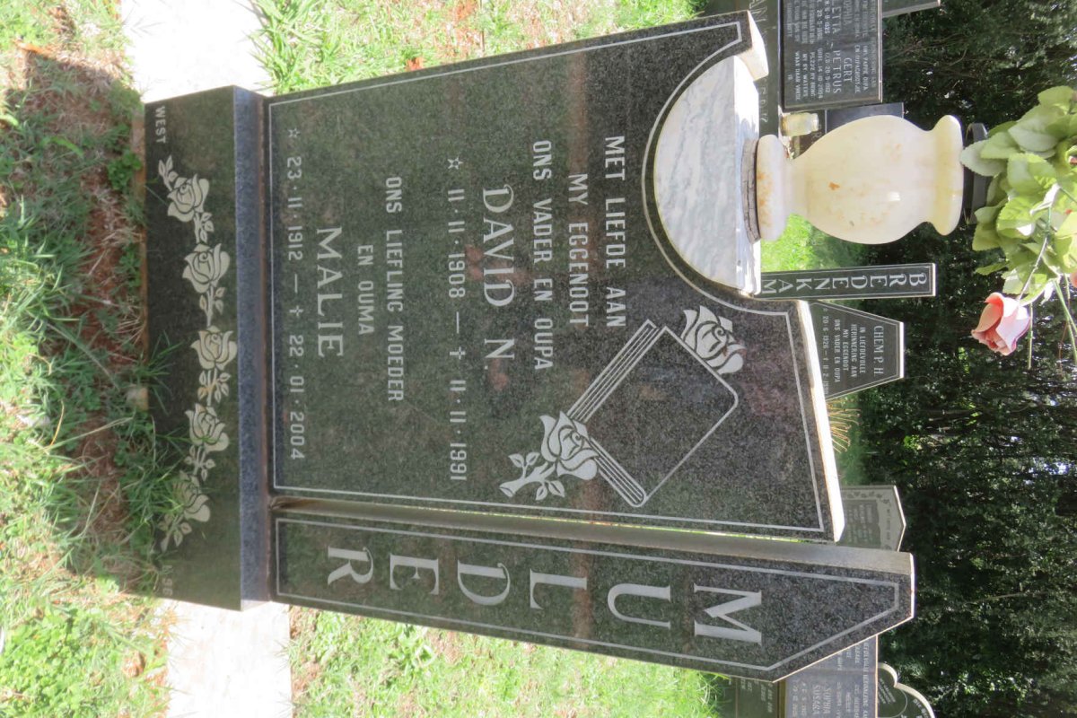 MULDER David N. 1908-1991 &amp; Malie 1912-2004