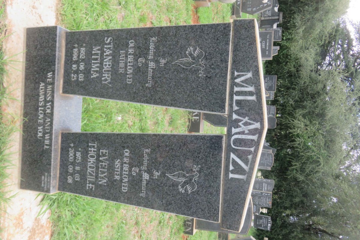 MLAUZI Stanbury Mtima 1952-1996 &amp; Evelyn Thokozile 1975-2000