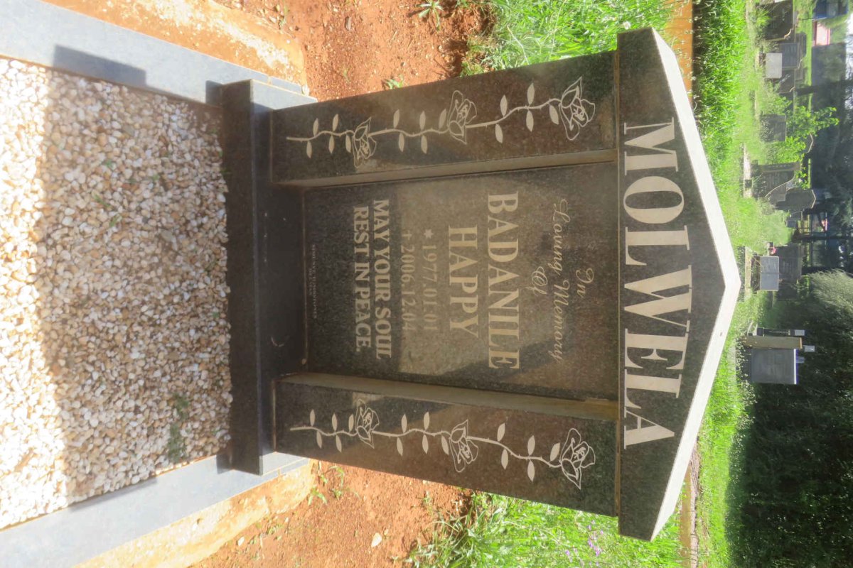 MOLWELA Badanile Happy 1977-2006