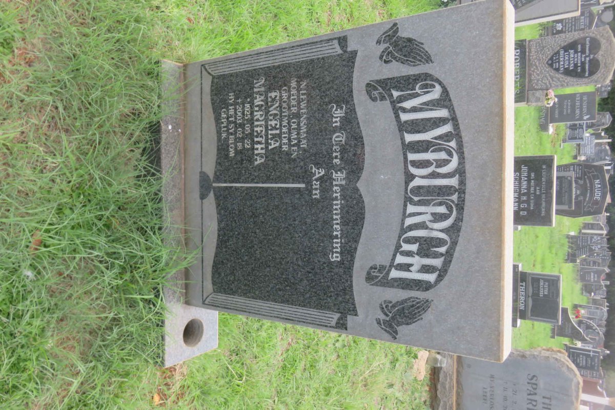 MYBURGH Engela Magrietha 1925-2003