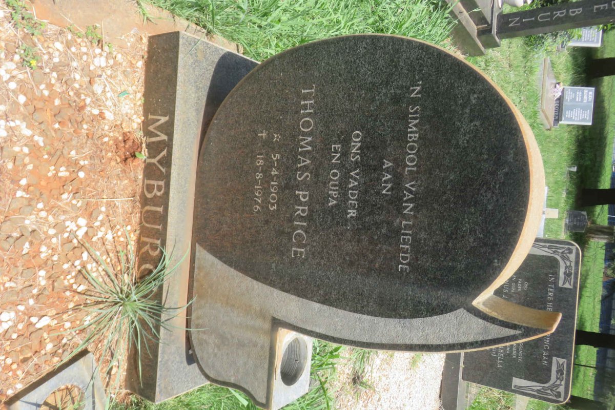 MYBURGH Thomas Price 1903-1976