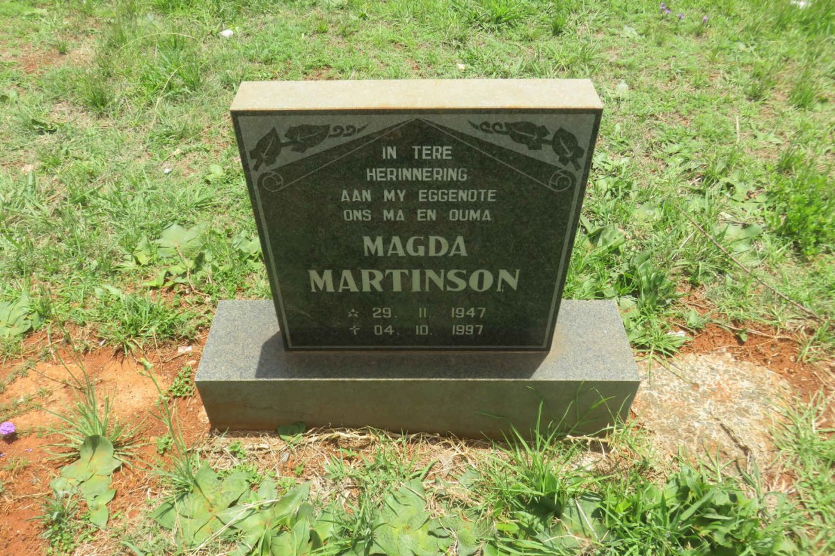 MARTINSON Magda 1947-1997