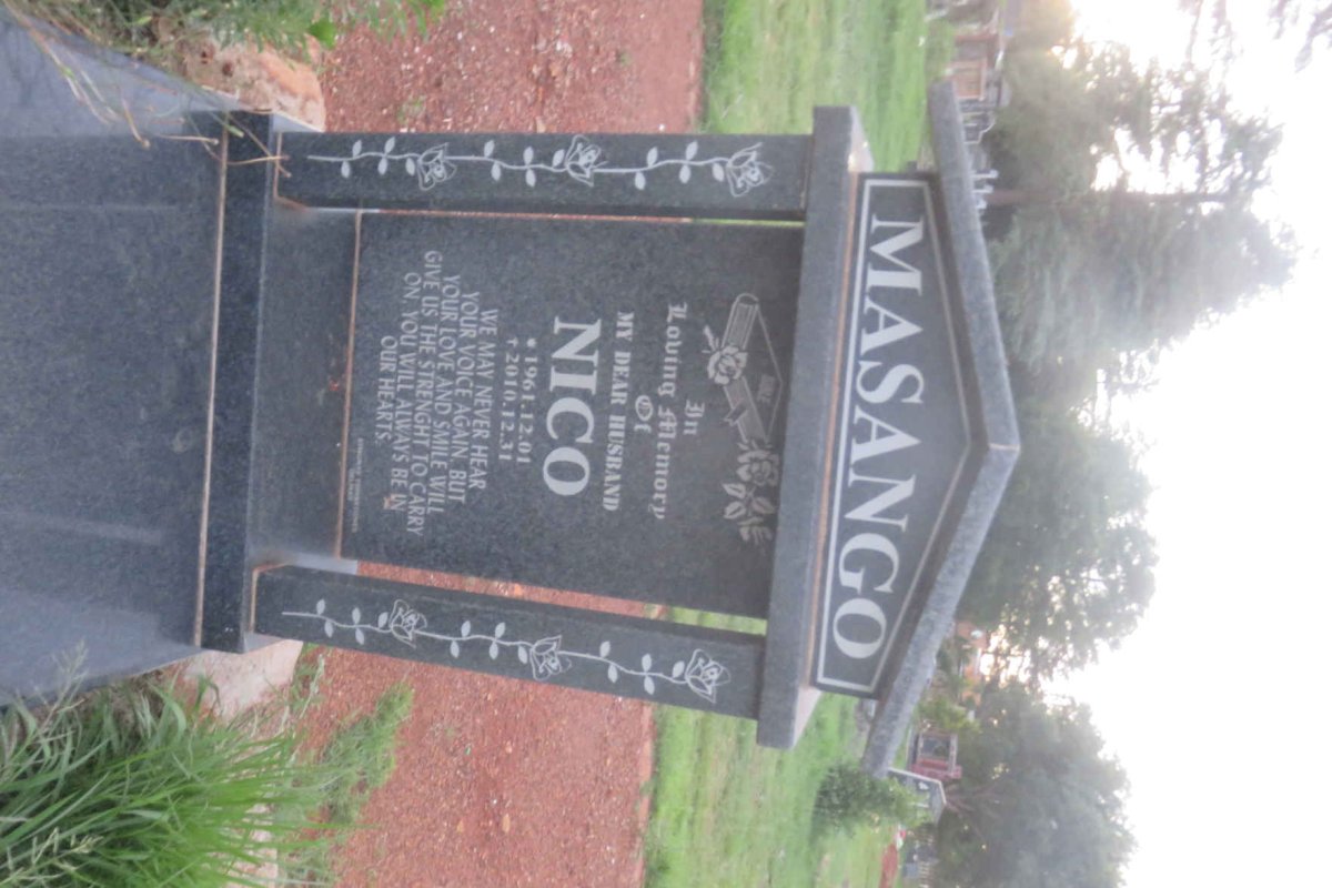 MASANGO Nico 1961-2010