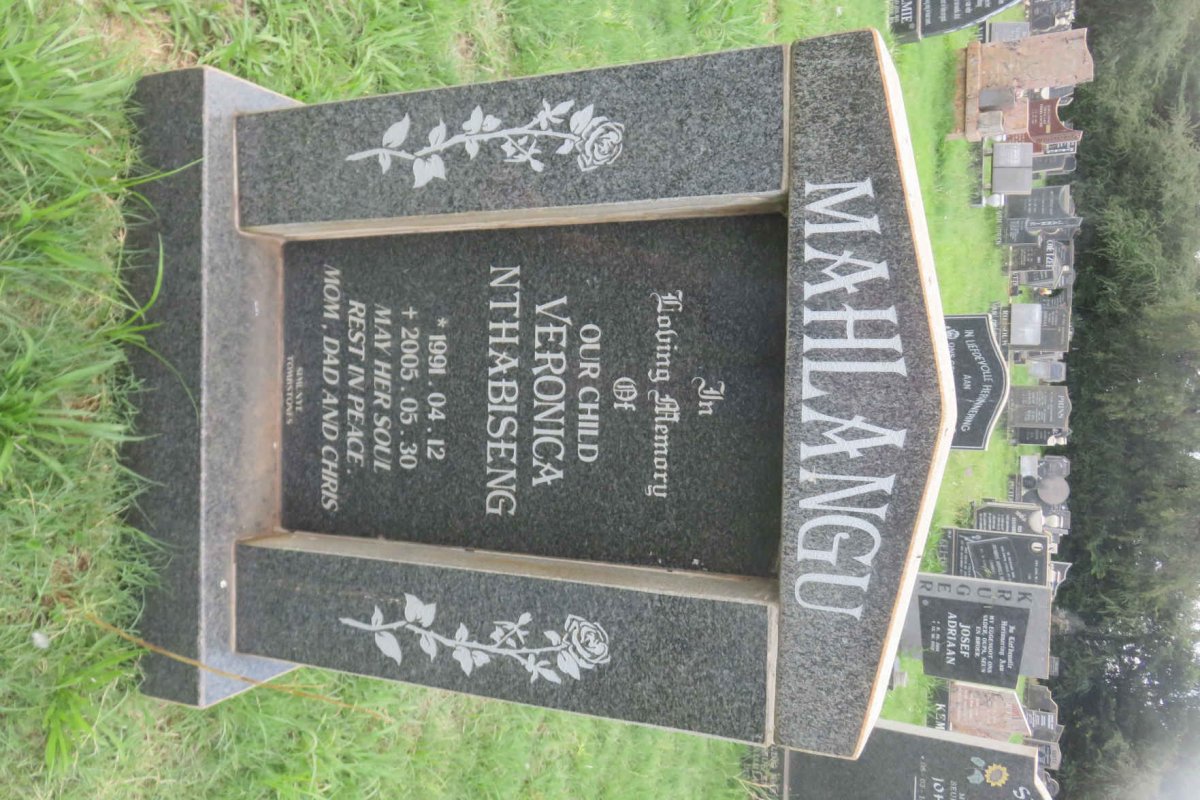 MAHLANGU Veronica Nthabiseng 1991-2005