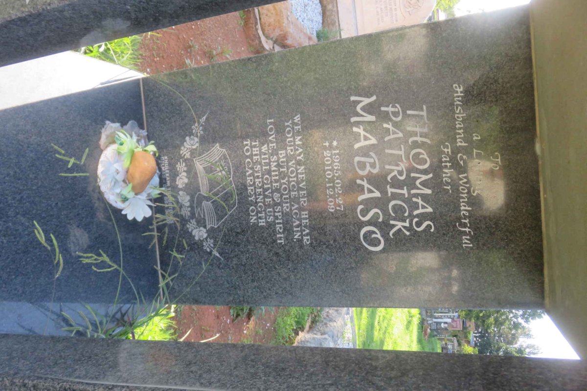 MABASO Thomas Patrick 1965-2010