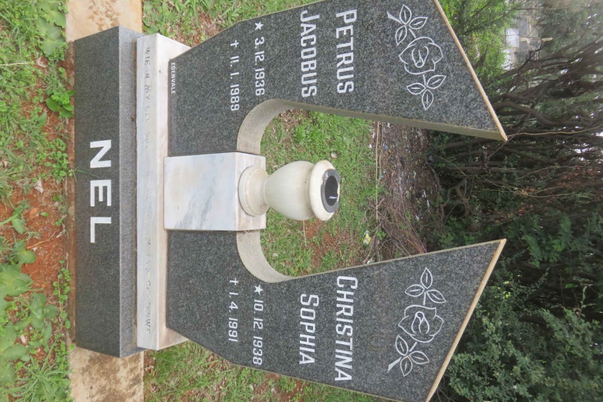 NEL Petrus Jacobus 1936-1989 &amp; Christina Sophia 1938-1991