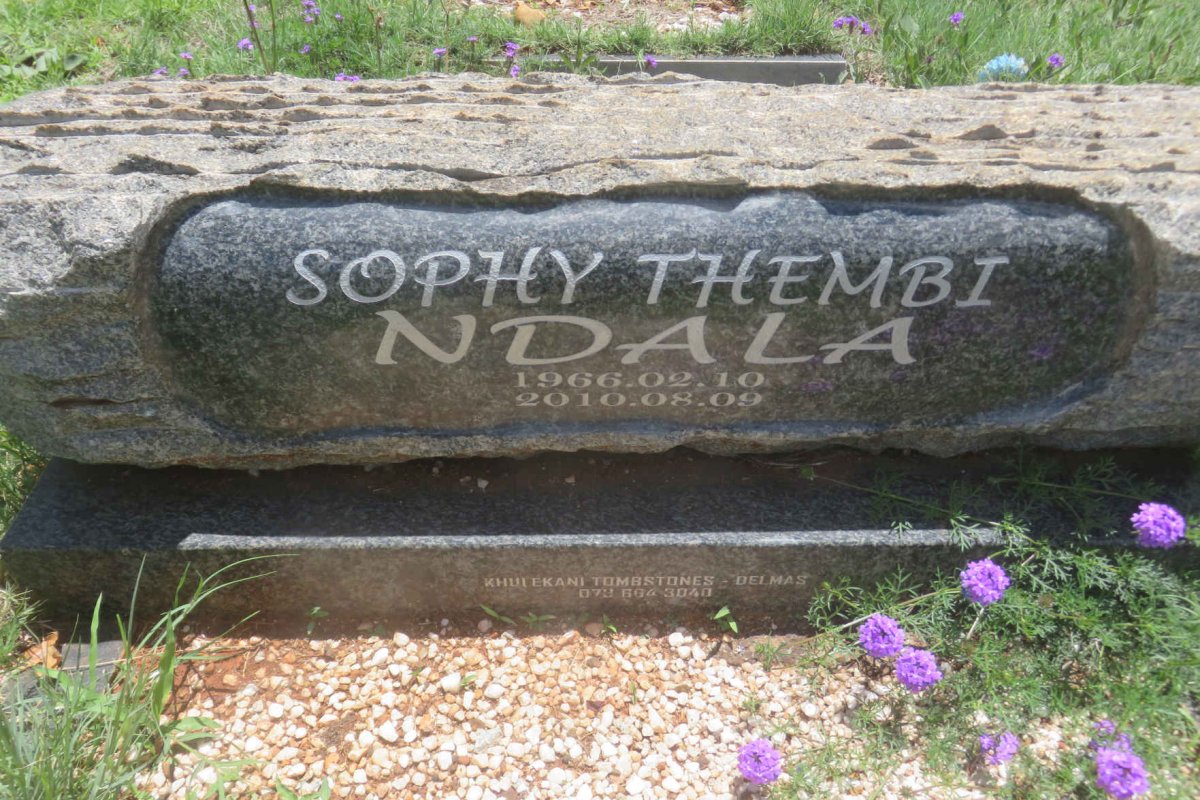 NDALA Sophy Thembi 1966-2010
