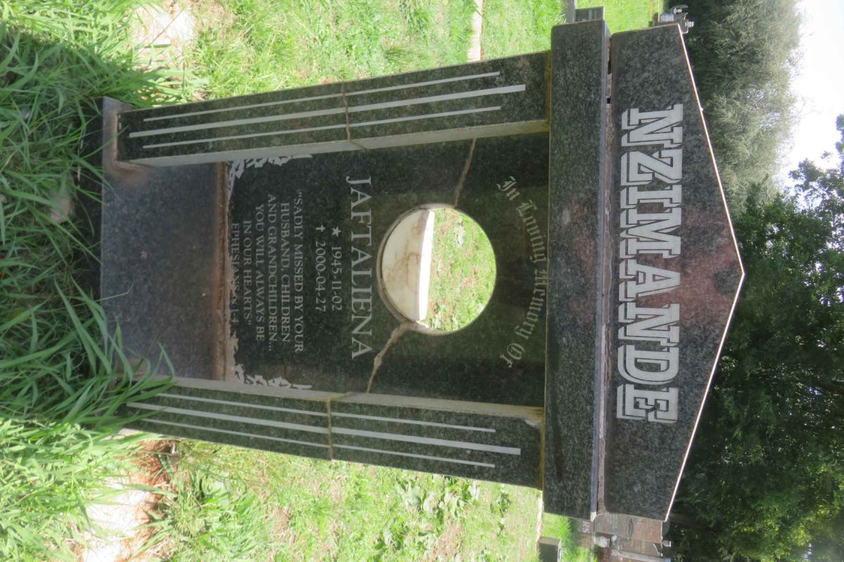 NZIMANDE Jaftaliena 1945-2000