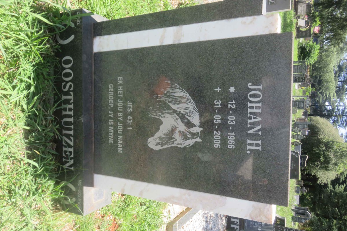OOSTHUIZEN Johan H. 1966-2006