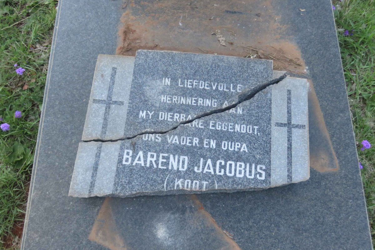 OPPERMAN Barend Jacobus 1929-2001