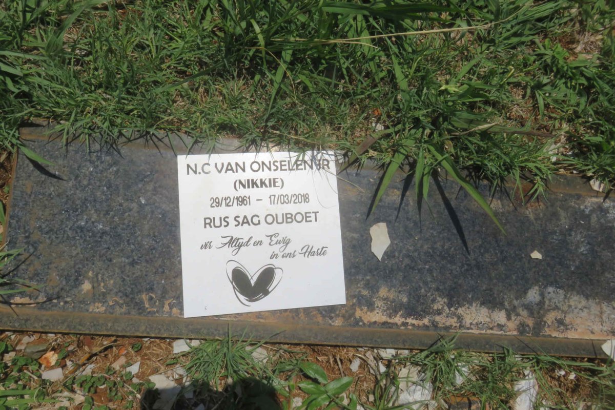 ONSELEN N.C., van 1961-2018