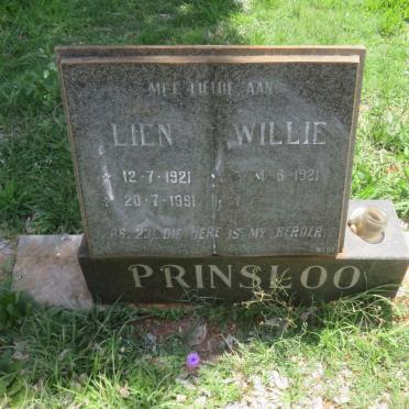 PRINSLOO Willie 1921- &amp; Lien 1921-1991