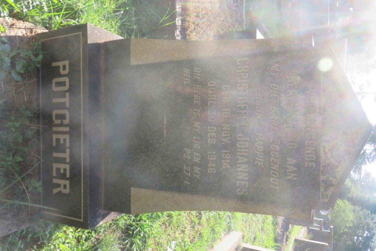 POTGIETER Christoffel Johannes 1914-1946