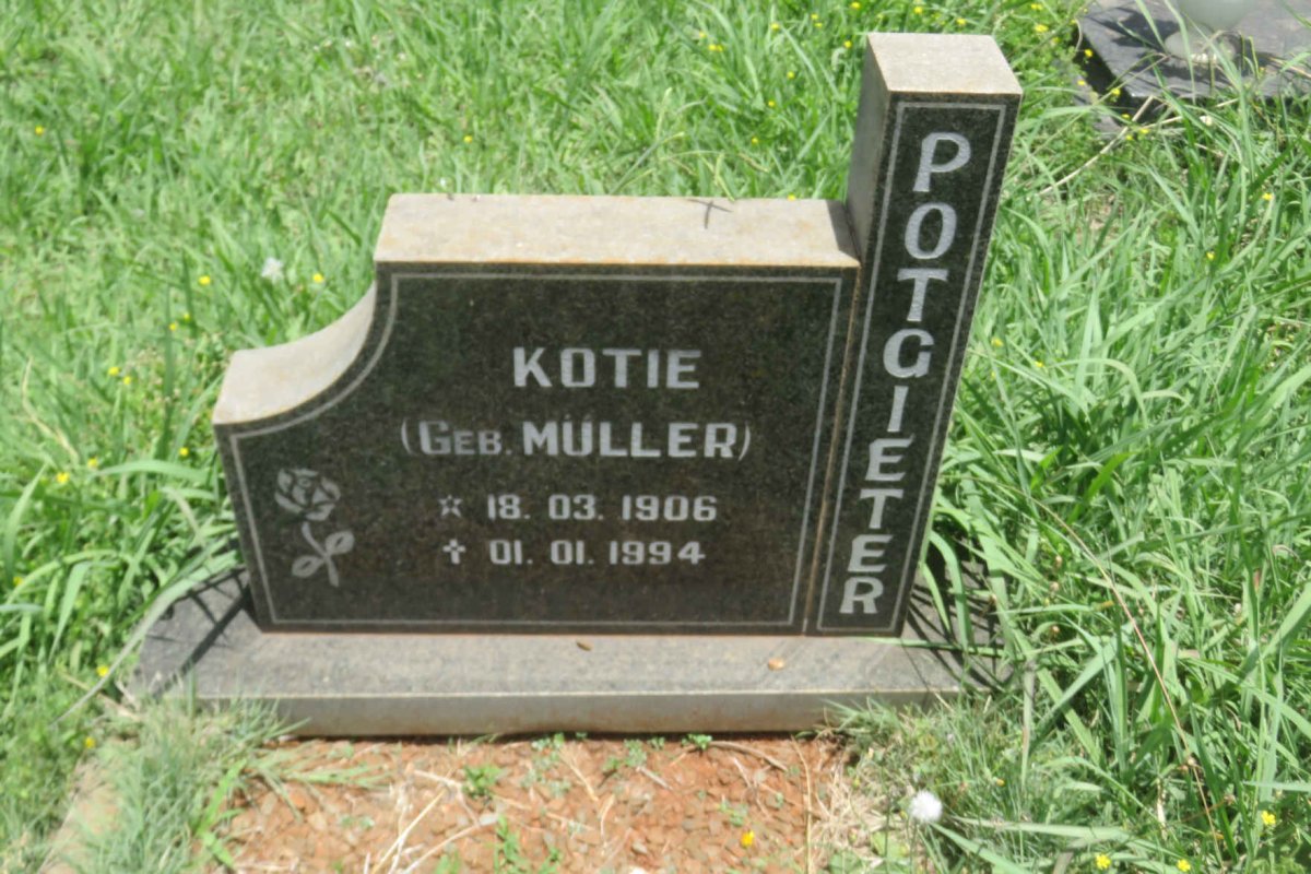 POTGIETER Kotie nee MULLER 1906-1994